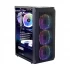 MaxGreen 801 (300) RGB Mid Tower Black ATX Gaming Desktop Casing