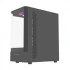 MaxGreen Curve Acrylic 312 Mid Tower Black (Acrylic Side Window) Micro-ATX Gaming Desktop Casing With 5 x ARGB Fan