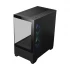 MaxGreen Panora F3 Mid Tower Black Micro-ATX Gaming Desktop Casing with 3 x SN02 ARGB Fan