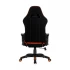 MeeTion MT-CHR25 Black-Orange 2D Armrest Massage E-Sport Gaming Chair