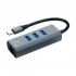 Micropack Type-C to Tri USB & LAN Type-C Converter