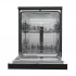 Midea WQP12-5201F 12 Place Settings Black Free Standing Dishwasher