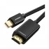 Ugreen 20848 Mini DisplayPort to HDMI Male, 1.5 Meter, Black Cable # 20848