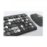 MOFII 666 Black & Gray Wireless Keyboard & Mouse Combo