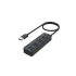 Onten OTN-5305 USB Male to Quad USB Female Black Hub #OTN-5305
