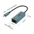 Onten OTN-9598 USB Type-C Male to LAN Female Crystal Teal Converter #OTN-9598
