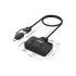 Onten OTN-UCA5310 USB-C/USB Male to Quad USB Female Black Hub #OTN-UCA5310
