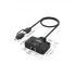 Onten OTN-UCA5311 USB/USB-C Male to Quad USB & Lan Female Black Converter #OTN-UCA5311
