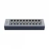 Orico 10 Port USB 3.0 Gray-Transparent HUB With Individual Switches # AT2U3-10AB-EU-GY-BP