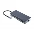 Orico ORICO Type-C Male to HDMI, VGA, Quad USB, Type-C, LAN, Audio, TF & SD Female Cable / Converter / HUB
