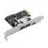 ORICO 2 Port USB 3.0 & 1 Port Type-C PCI-E Expansion Card #PNU-2A1C-BK-BP