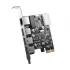 Orico ORICO 3 Port USB 3.0 & 1 LAN PCI-E Casing Accessories