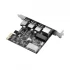 Orico ORICO 3 Port USB 3.0 & 1 LAN PCI-E Casing Accessories in BD