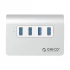 Orico ORICO Aluminum Alloy 4 Port USB 3.0 Silver HUB USB HUB