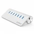 ORICO Aluminum Alloy 7 Port USB3.0 HUB with 30W Power Adapter All Brands in BD