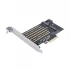 Orico ORICO PDM2 Dual M.2 NVME to PCI-E HDD and SSD Case in BD