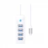 Orico Type-C Male to Quad USB 3.0 Female Cable / Converter / HUB Price in Bangladesh