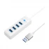 Orico USB Male to Quad 3.0 Female Cable / Converter / HUB