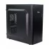 PC Power 180O Mid Tower Black Desktop Casing with Standard PSU