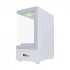 PC Power SKYVIEW V2 WH Mini Tower White Micro-ATX Gaming Desktop Casing