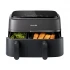 Philips 3000 Series NA350 9L 2750W Dual Basket Air Fryer (Black & Charcoal Gray)