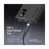 Promate Bolt-10Pro 10000mAh Black Power Bank with Digital Display