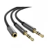 QGeeM Qgeem 3.5mm Female to Dual Male Audio Converter