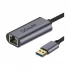 Qgeem USB Male to LAN Female USB Converter