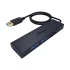Qgeem USB Male to Tri 3.0, SD & TF Female Cable / Converter / HUB