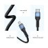 Qgeem USB Type-C Male to Lightning 1 Meter Black Charging & Data Cable # CC02-1