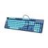 Rapoo V500PRO USB Cyan Blue Backlit Wired Mechanical Gaming Keyboard