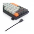Redragon Caraxes K644 SE Wired RGB Hot Swap (Red Switch) Grey Mechanical Gaming Keyboard #K644GG-RGB