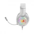 Redragon H260 HYLAS RGB Wired White Gaming Headphone