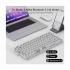 Redragon K649 ELF Pro RGB (Translucent Custom Silver Switch) Bluetooth White Gaming Keyboard