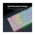 Redragon KUMARA K552RGB-1 RGB (Red Switch) Wired White Mechanical Gaming Keyboard