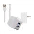 Remax RP-U215 Dual USB Charger With Data cable Wall Charger