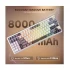Royal Kludge RK L98 RGB Tri Mode Hot Swap (Tactile Beige Switch) Sandalwood Brown Mechanical Gaming Keyboard