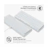 Royal Kludge RK61 Dual Mode RGB Red Switch White Mechanical Gaming Keyboard