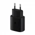 Samsung 25W USB-C Black Charger / Charging Adapter with Cable (2 Pin, EU)
