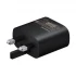 Samsung 25W USB-C Black Charger / Charging Adapter with Cable (3 Pin, UK)