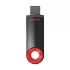 Sandisk Cruzer Dial SDCZ57 128GB USB 2.0 Black Pen Drive # SDCZ57-0128G-B35