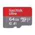 Sandisk Ultra SQUAR 64GB MicroSDXC UHS-I U1 Class 10 A1 Memory Card #SDSQUA4-064G-GN6MN