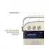 Saregama Carvaan - Punjabi - (5000 Song, Radio, Bluetooth, Aux) Porcelain White Portable Music Player (No Warranty)