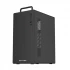 T-WOLF Ironcore Office Mid Tower Black Micro-ATX Desktop Case with Standard PSU