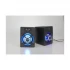 T-WOLF S1 RGB 2:0 Wired Black Gaming Speaker