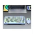 T-wolf TF660 Blue Wireless (Dual Mode) Keyboard & Mouse Combo