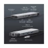 Tp-link UH9120C Type-C Male to Tri USB, Dual USB Type-C, HDMI, SD, TF & Lan Female Gray Converter #UH9120C