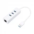 Tp-link TP-Link UE330 V4 USB Male to Tri & LAN Female Cable / Converter / HUB Price in Bangladesh