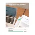 Ugreen 20255 USB Male to LAN Female White USB Converter # 20255