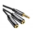 Ugreen 20816 3.5mm Male to Dual Female Cable / Converter / HUB